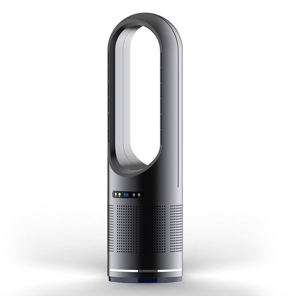 Modern air purifier with a sleek design on a white background