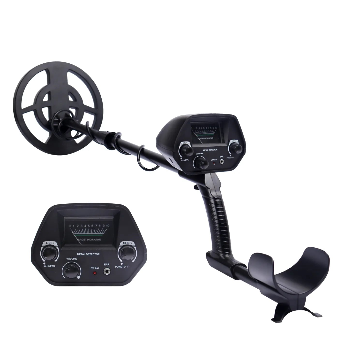 Beelines Metal Detector with a clear background