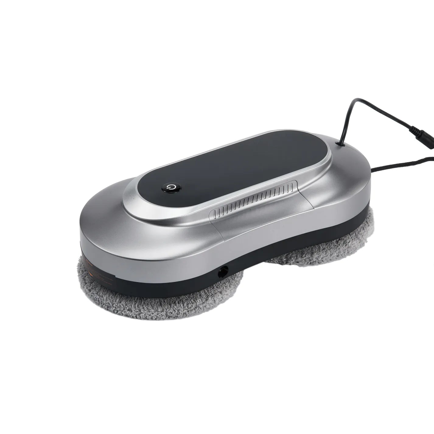 Silver and black floor Comfylife Window Cleaning Robot device on a white background