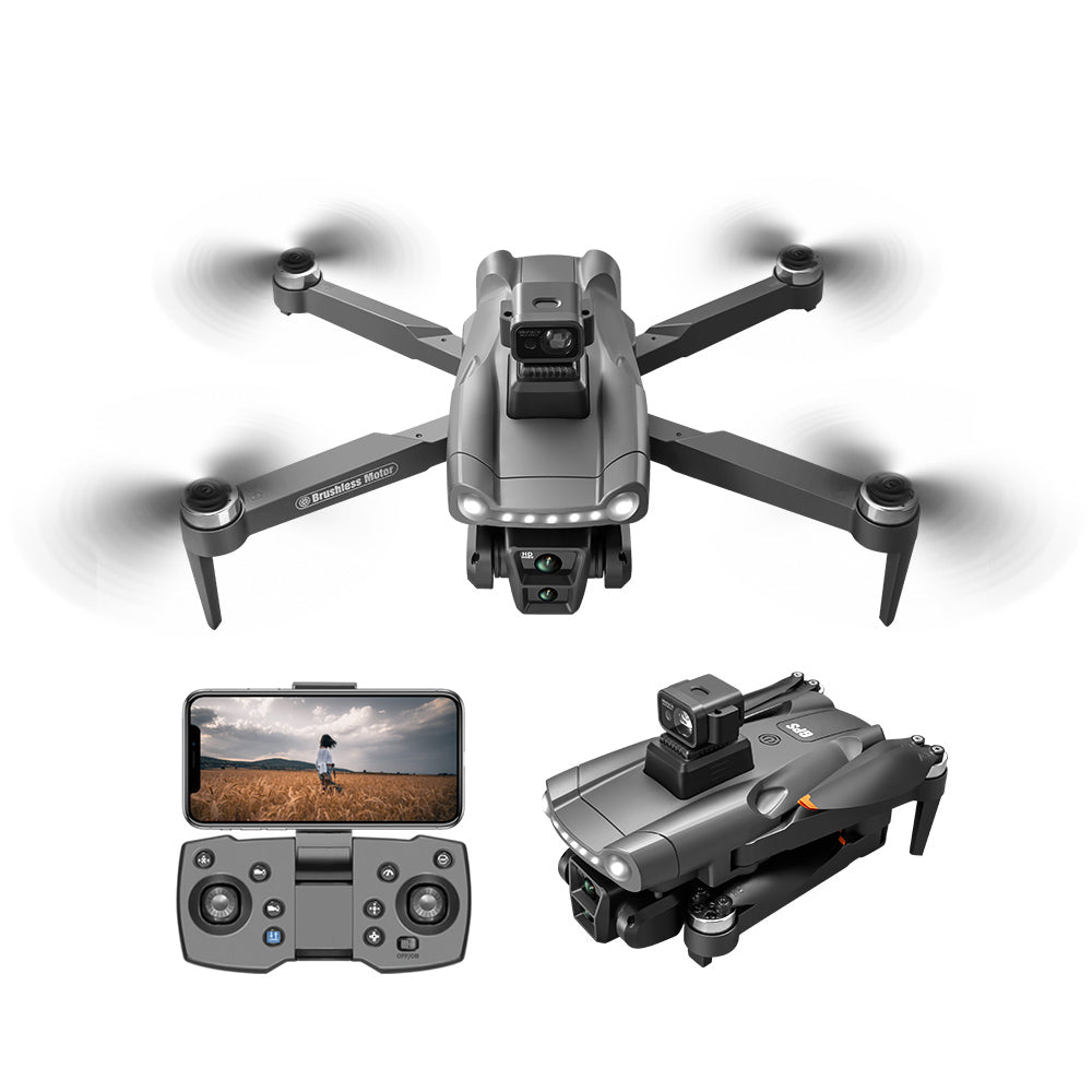 Eonvy Air+ Pro Drone with camera, controller, and additional module on a white