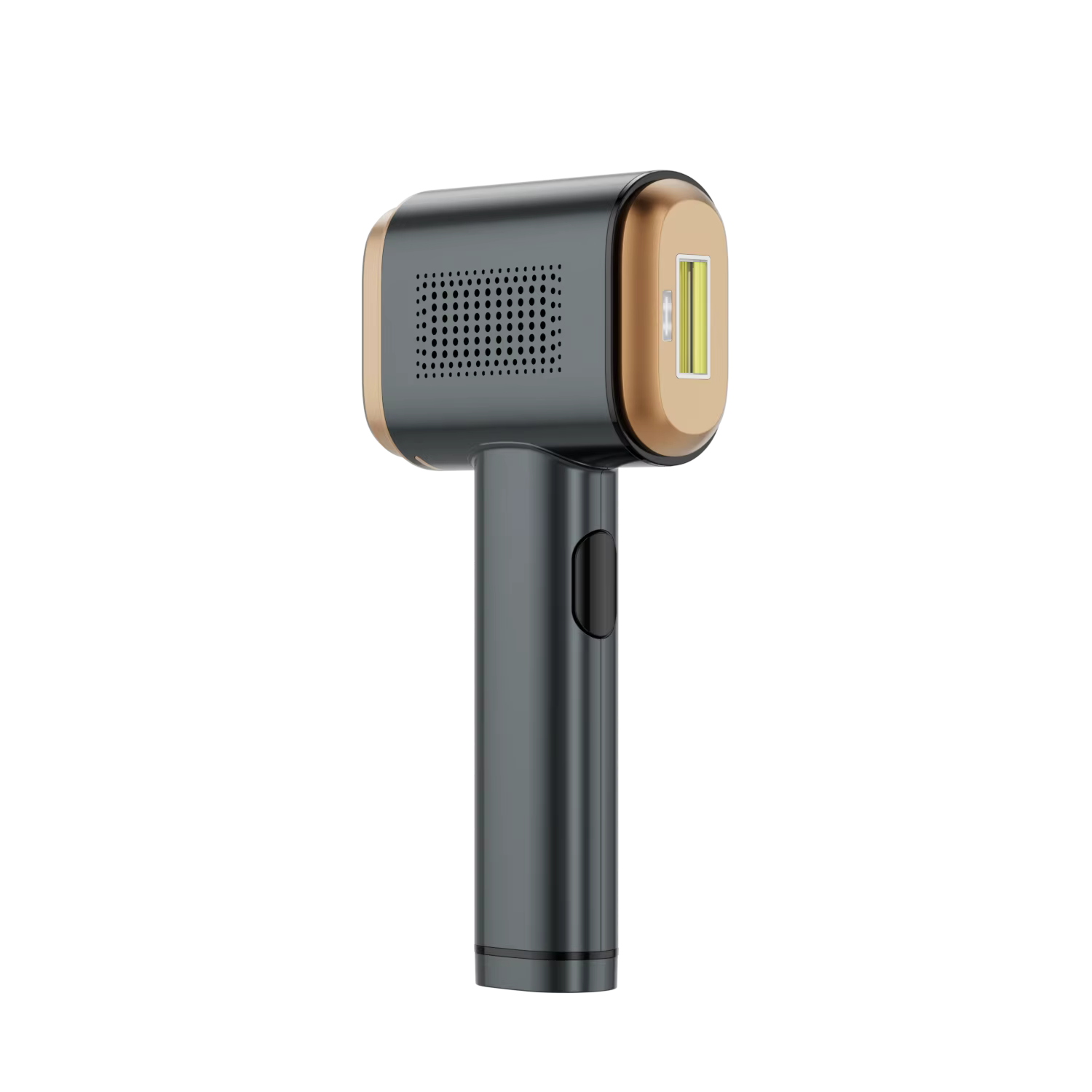 Gray Kozenix IPL Hair Removal AB50 device with a wooden component on a white background