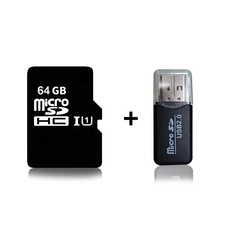 64G Memory Card + Card Reader*1