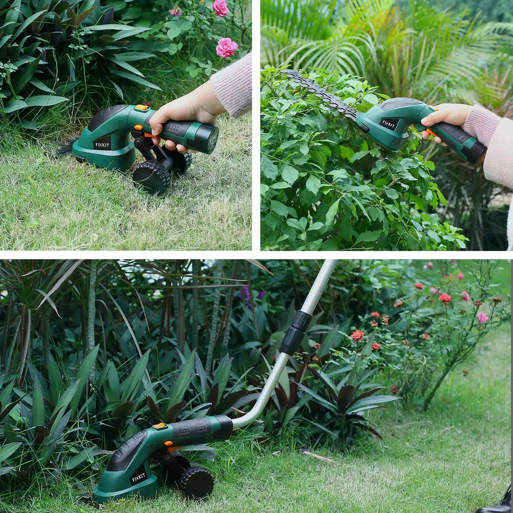 Cordless 2-in-1 Electric Hedge & Grass Trimmer