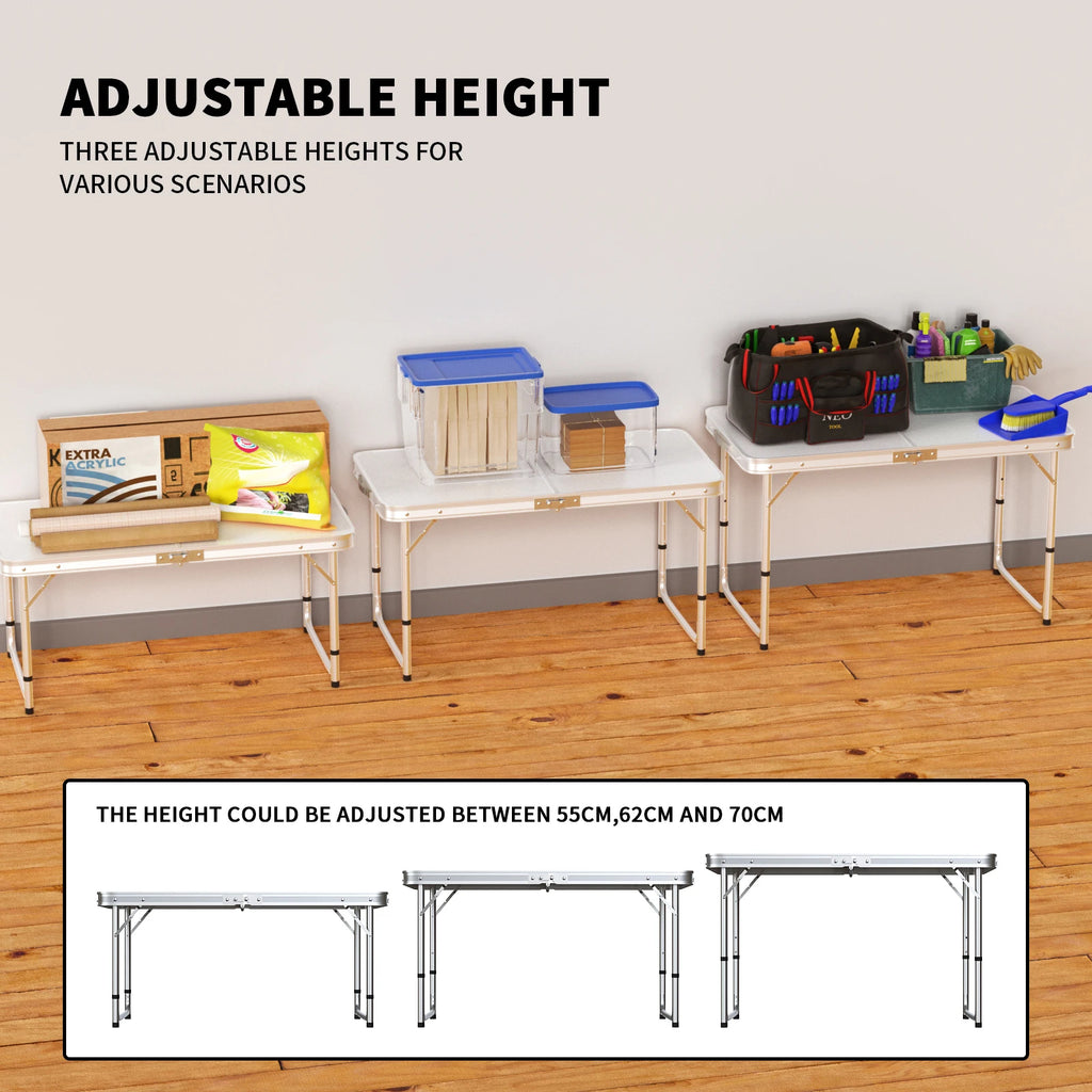 Adjustable Folding Table