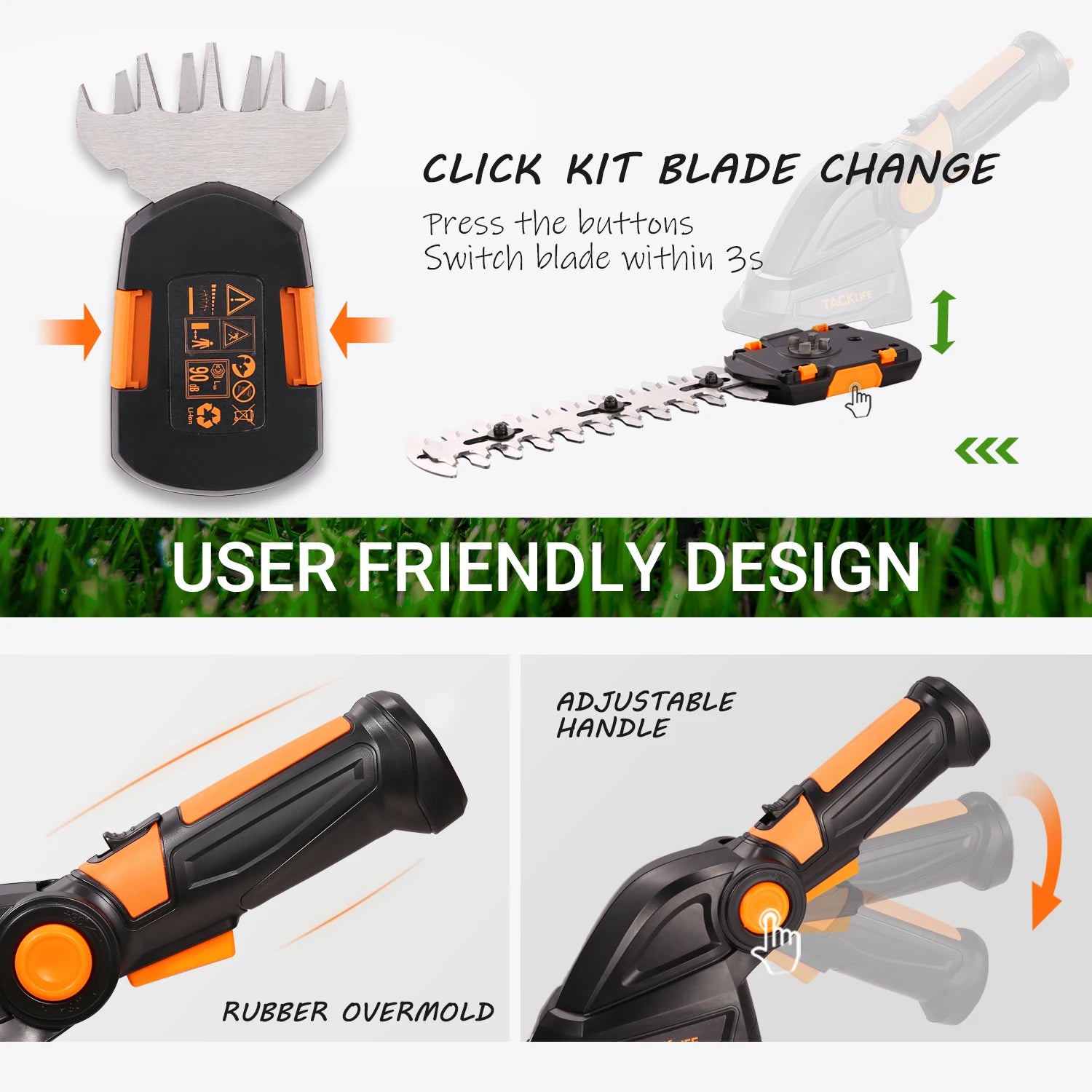 DOVAM 7.2V Cordless Grass Shears