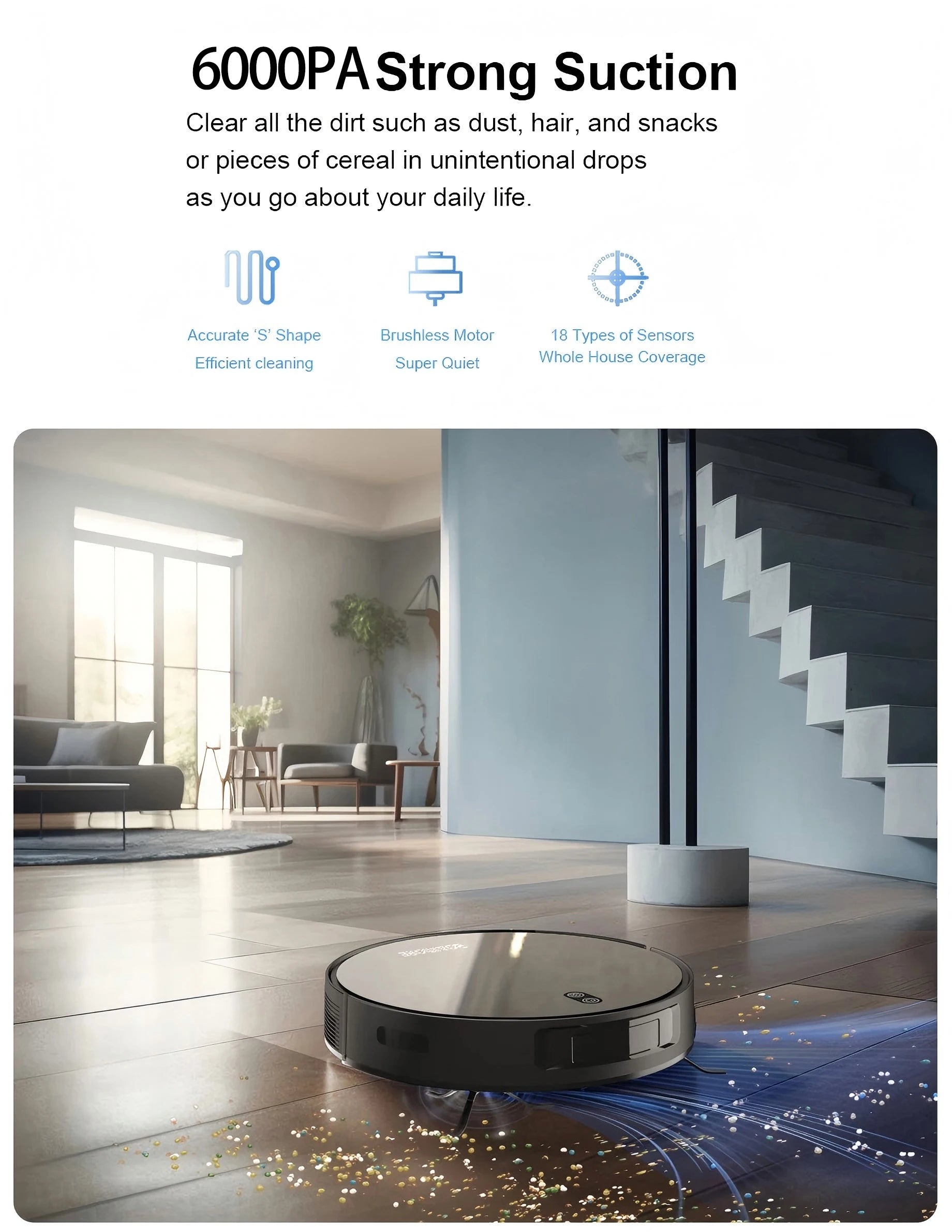 Boaimore Robot Vacuum