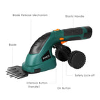 Cordless 2-in-1 Electric Hedge & Grass Trimmer