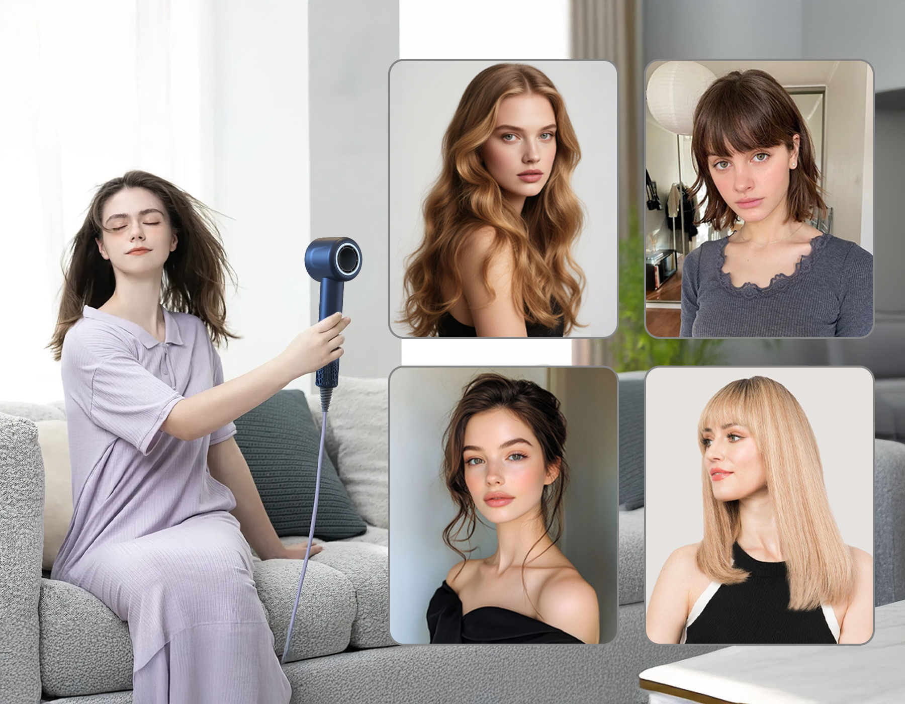 all type of hair Aeqis Hairdryer