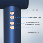 Aeqis Leafless Hair Dryer button 