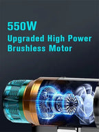 550W upgraded high power brushless motor with detailed design on a dark background