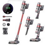 Airvax S13 Pro Cordless Vacuum with attachments on a white background