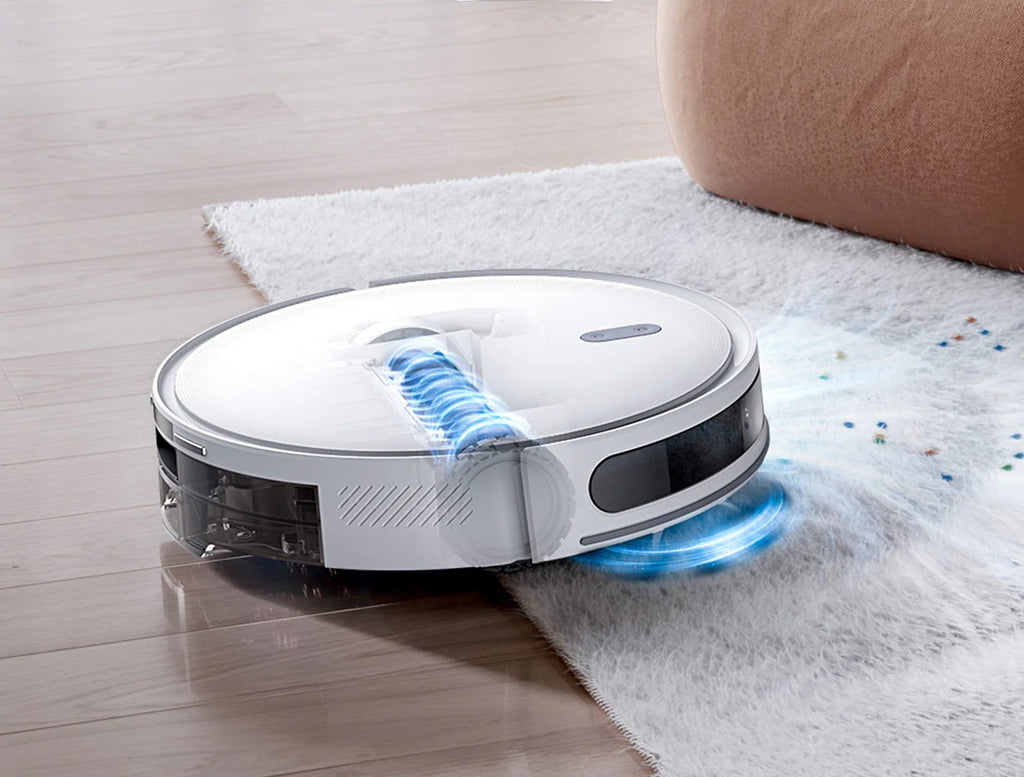 Airvax Robot Vacuum jump on carpet from floor 