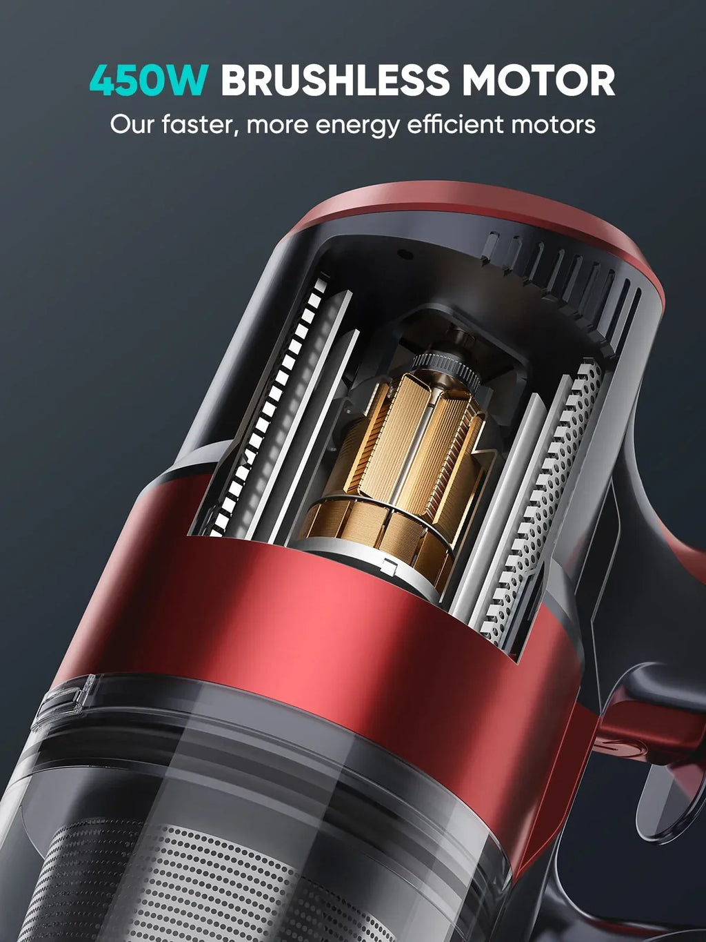 Airvax S13 Pro Cordless Vacuum 450w brushless motor 