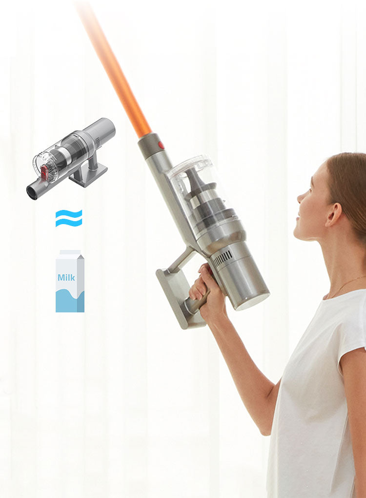 lady lighting Balzy Hoover Cleaner uk
