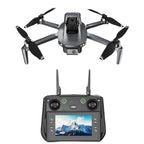 Caracen S186 Pro Max Drone with propellers and a remote control device on a white background