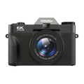 Cearan 6X Digital Camera - Pink 64MP 6K 16x zoom With 4K UHS SD Card With Additional Battery