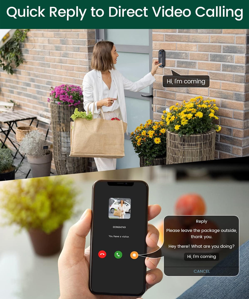 Cerrahome S6 Pro Video Doorbell calling