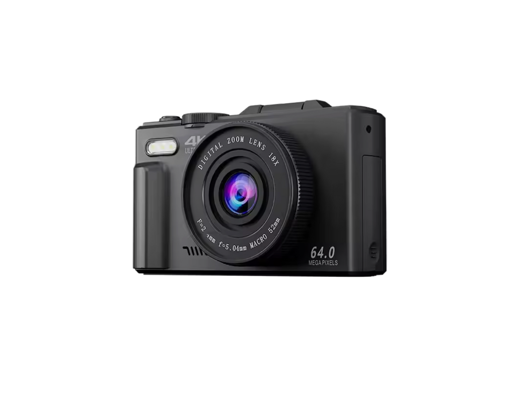 Black ClickZip digital Camera on a white background