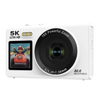 ClikVis Digital Camera with screen displaying a child in a toy car, on a white background