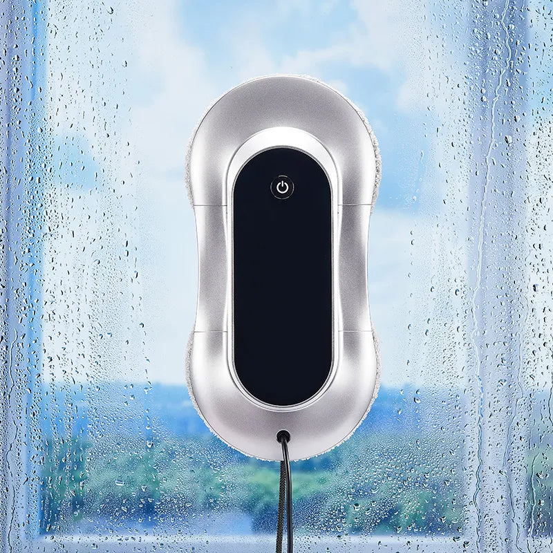 Window Comfylife Window Cleaning Robot on a rainy window