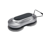 Silver and black floor Comfylife Window Cleaning Robot device on a white background