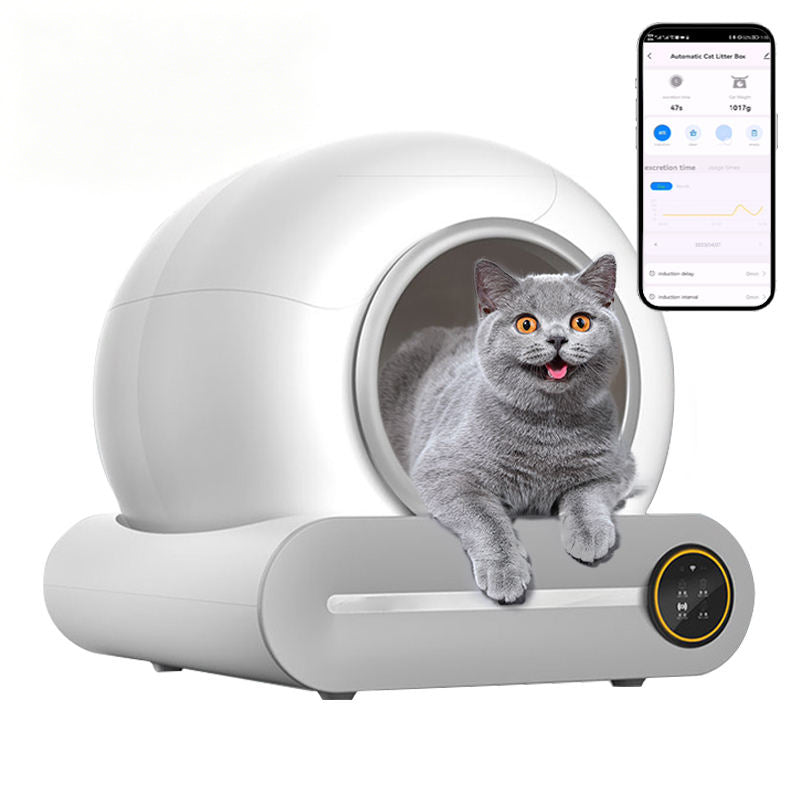 Cortelec SmartSphere Lettiera Autopulente per Gatti - vista principale design a capsula chiuso