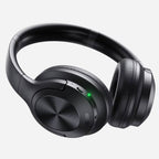 Black over-ear CushMute Noise Cancelling Headphones on a white background