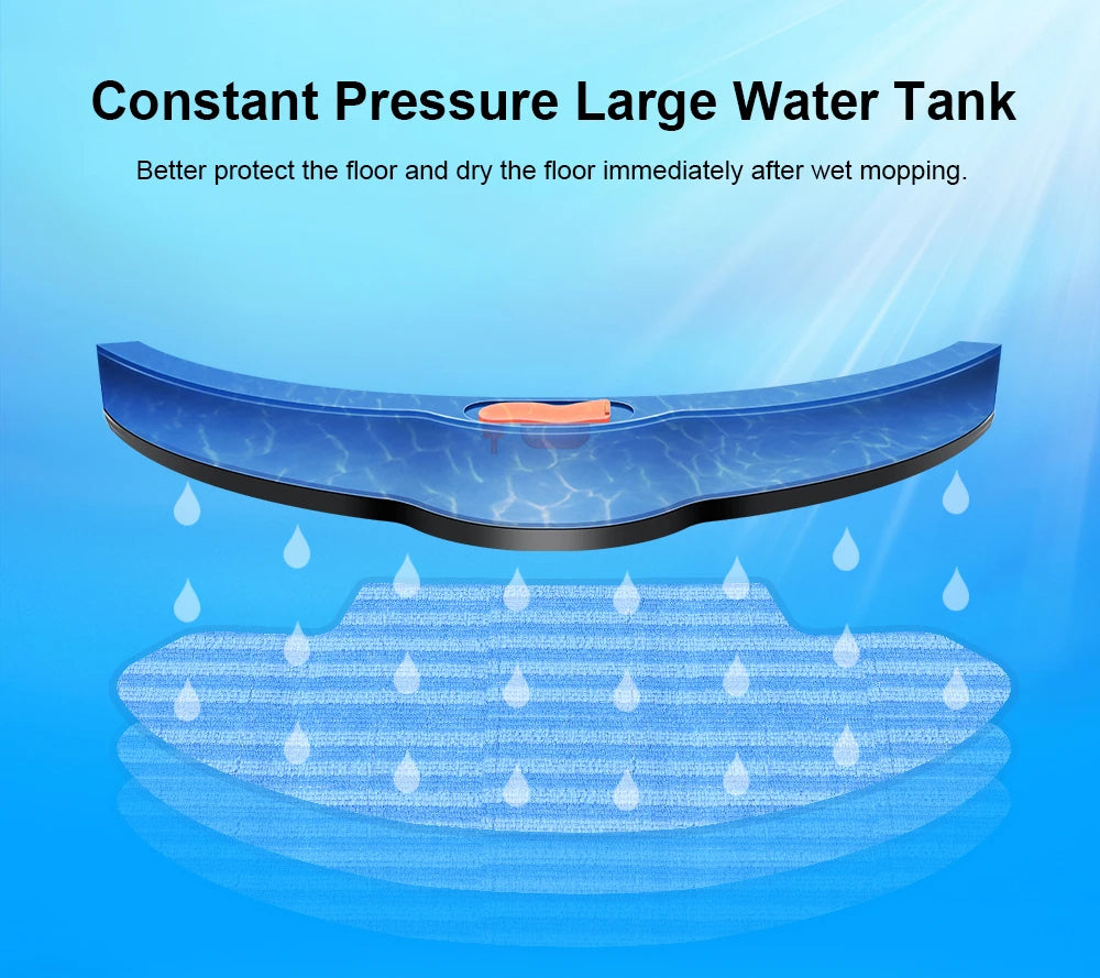 Constant pressure large water tank with text on a blue background