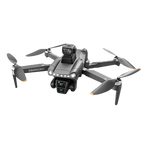 Gray Eonvy AIR+ GPS Drone with propellers on a white background