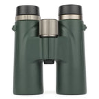 Green Evoluir Binoculars with black and silver accents on a white background