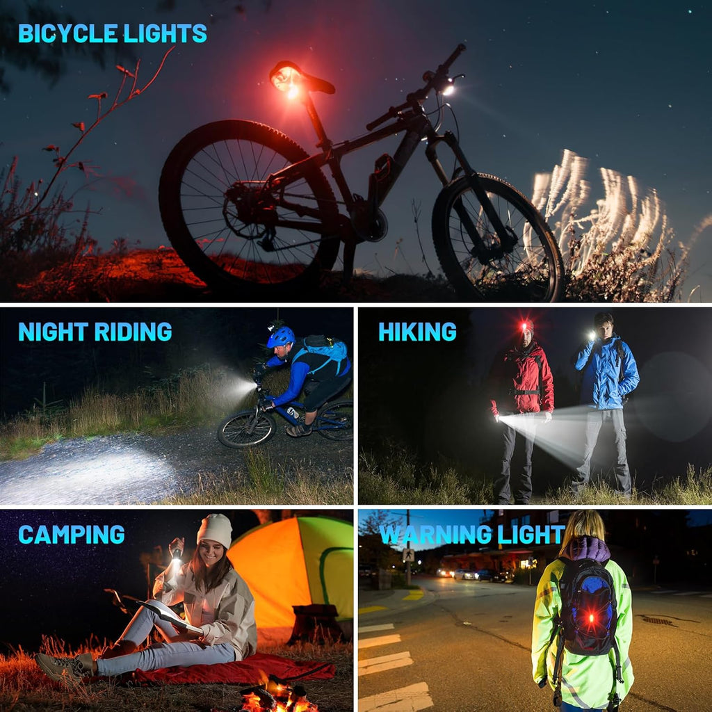 Ezorant Bike Lights for Night Riding product detail - 10000mAh USB power bank output
