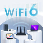 Geekik WiFi Router WiFi 6 Dual Band