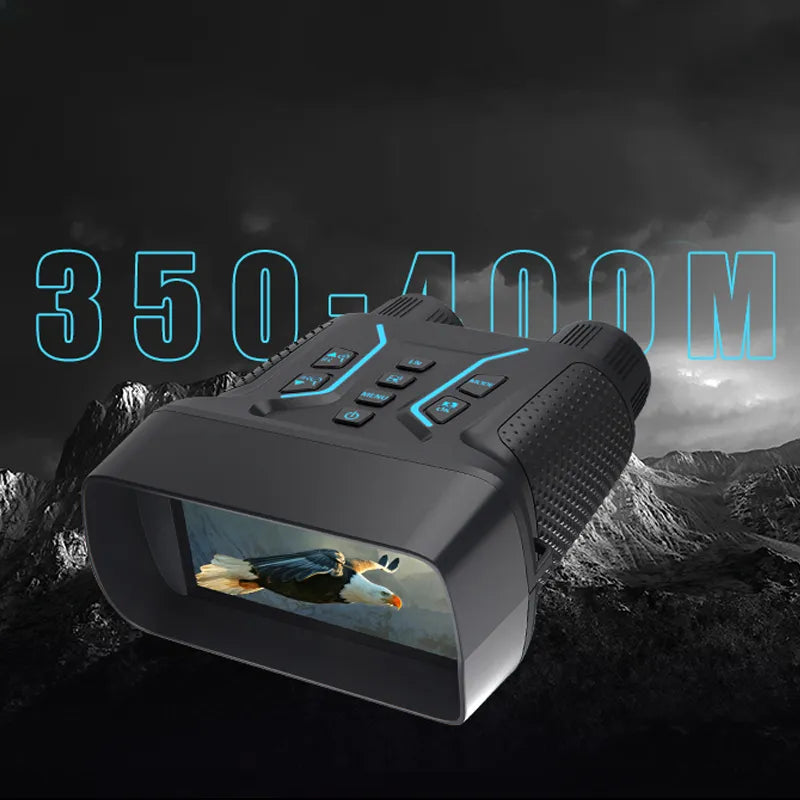 Htelescope W9 Night Vision Binoculars with mountainous landscape background