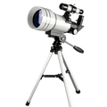 Jovantic Astronomical Telescope with a tripod on a white background
