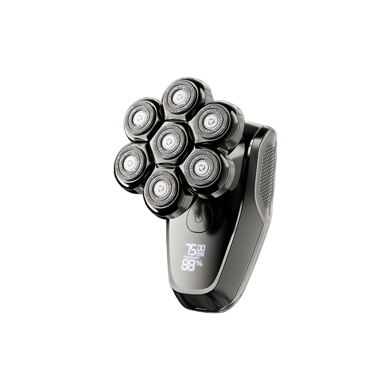 Korons Head Shaver  with multiple heads on a white background