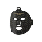Black Korons LED Face Mask with geometric pattern on a white background