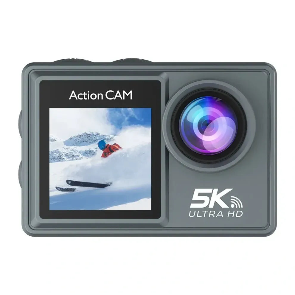 Kozenix Action Camera with 5K Ultra HD label on a white background