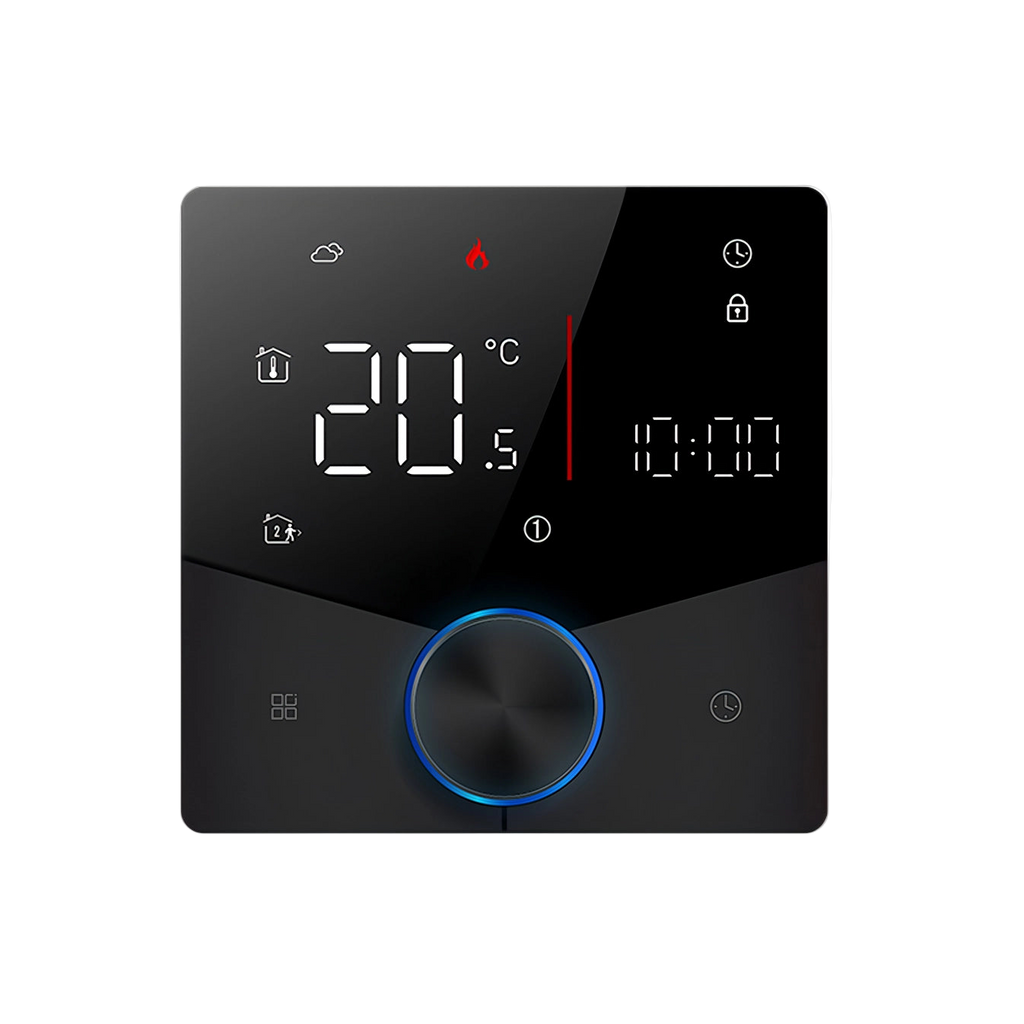 Kozenix Thermostat with temperature display on a white background