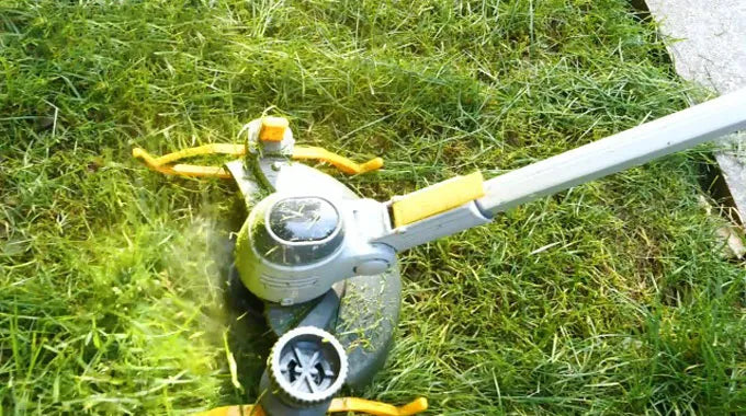Gardening Lawnora Cordless Grass Trimmer on grass