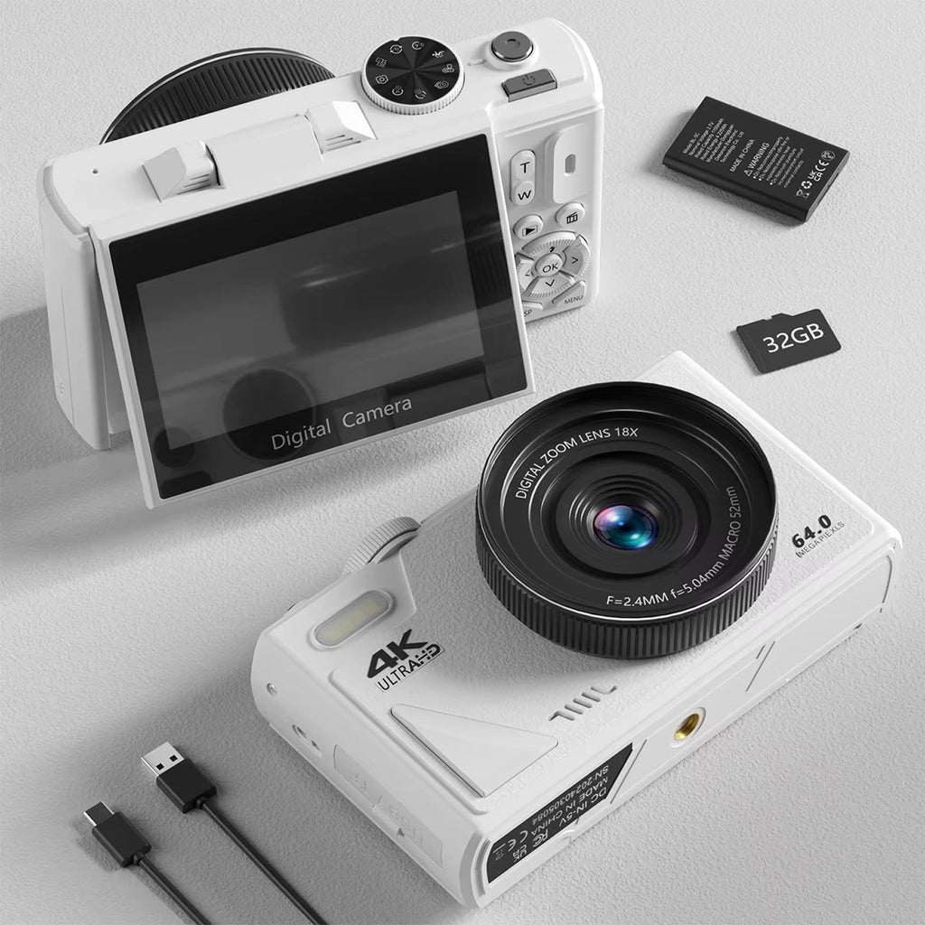 NotaImic Digital Camera white