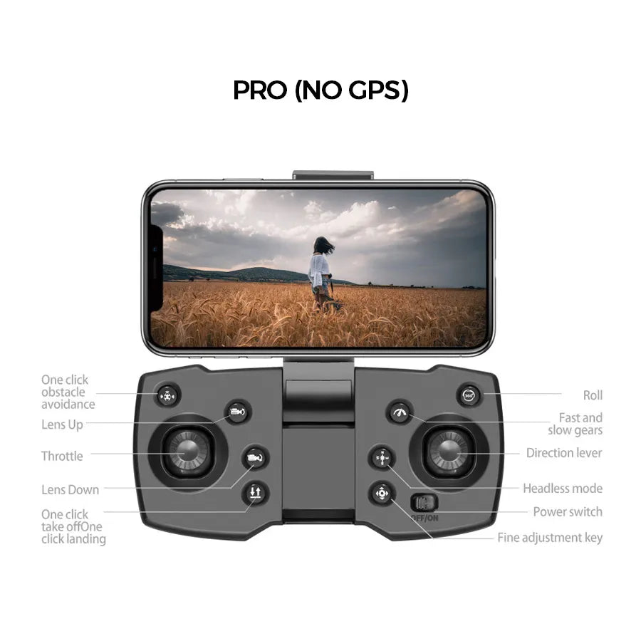 Noventrixa Drone GPS feature webp 1 - brushless motor and optical system detail