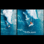 Noventrixa Drone GPS 50x zoom recording - freely developing aerial shots