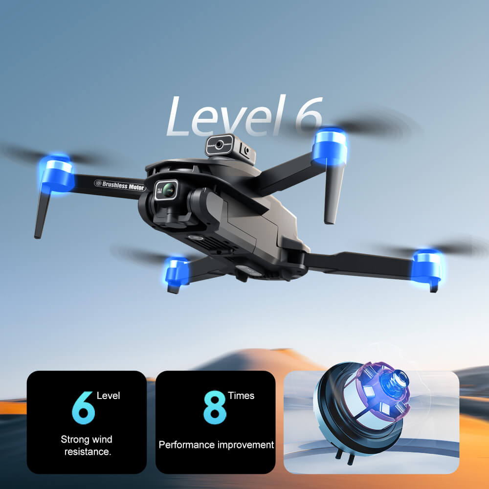 Noventrixa Drone GPS brushless powerful - high burst power stable various terrains
