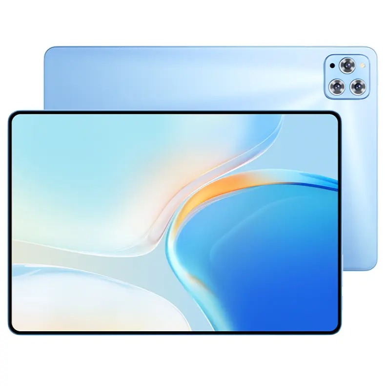 Noventrixa Tablet with a blue gradient design on a white background