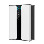 White Ocanvas Dehumidifier with digital display on a white background