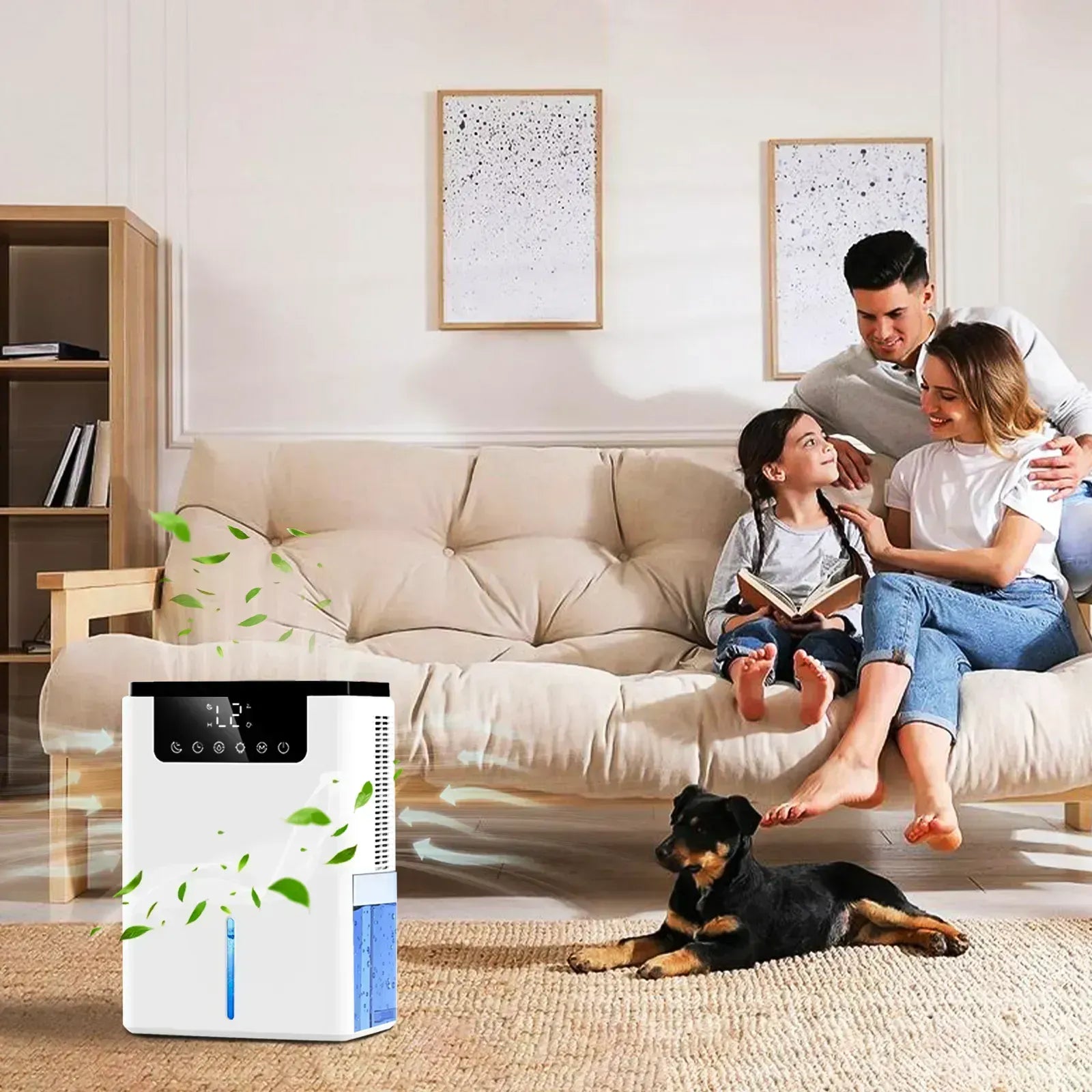 Orivana Dehumidifier D2 versatile bedroom - ultra-quiet sleep mode dry comfortable room