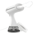 Orivana Handheld Steamer - White 1500W anti-scald deep steam 11.83oz tank flat hanging ironing