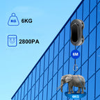 Illustration of a pulley system with an elephant on a blue background