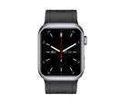 Pilotax Blood Pressure Smartwatch with a black strap on a white background
