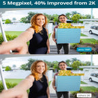 AOSU 5MP Rechargeable Wireless Doorbell Camera